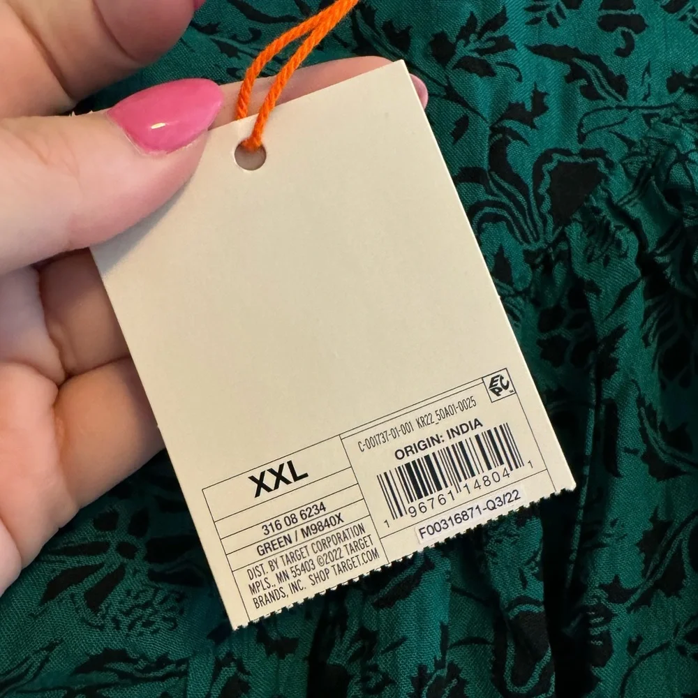 2 for $15 - NWT Knox Rose Bishop Long Sleeve Blouse - Picture 5 of 8